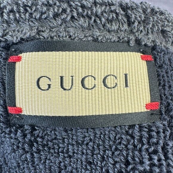 Gucci Gg Jumbo Jacquard Cotton Beach Towel Blanket - Picture 11 of 12